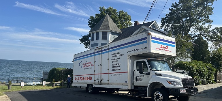 a moving van used by movers Williamstown MA based